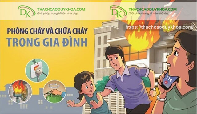 Tìm hiểu về các biện pháp phòng cháy trong gia đình.