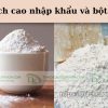 Nắm được cách phân biệt bột thạch cao nhập khẩu và bột nội địa.